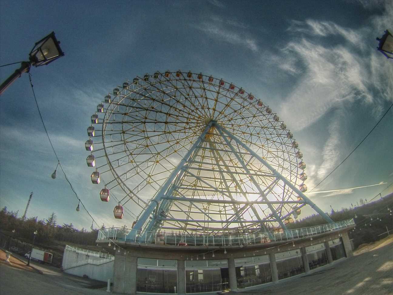 Ferris wheel at Mtatsminda Amusement park 